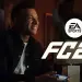 Imagen promocional de EA Sports FC 27 con un jugador que sostiene un mando