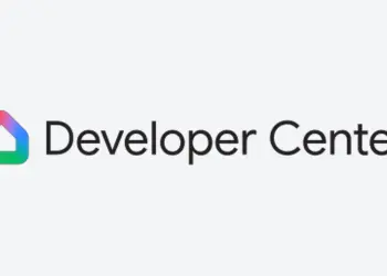 Logotipo de Google Home junto al texto “Developer Center”