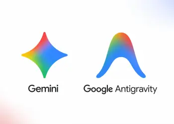 Logotipos de Gemini y Google Antigravity