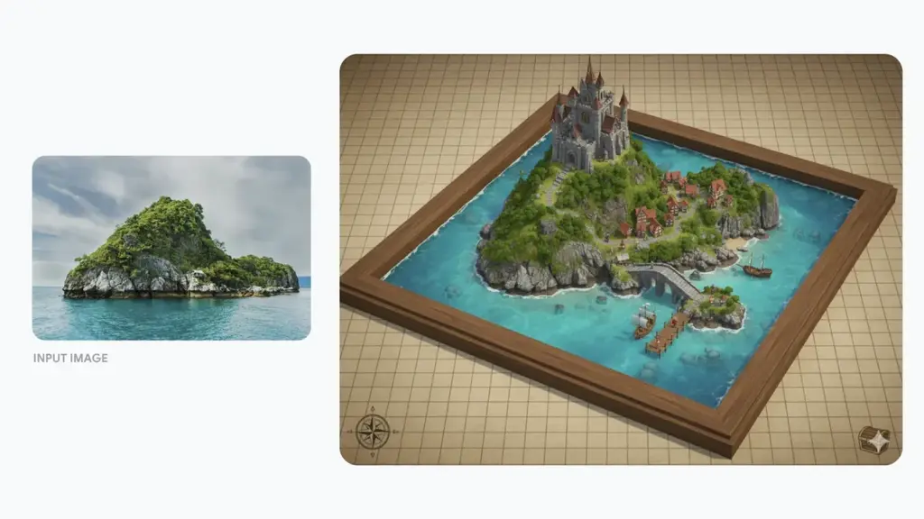 Detalle relacionado con Google Pics lleva la creación y edición de imágenes con IA a Workspace