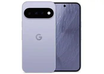 Render de un teléfono Google Pixel visto por delante y por detrás