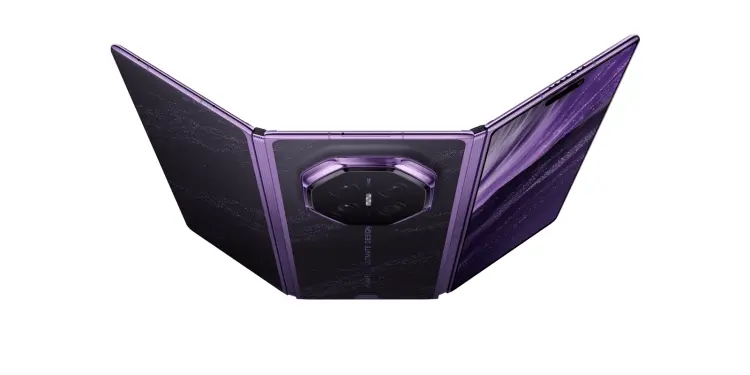 Huawei Mate XT 2 desplegado en su diseño de triple plegado