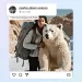 Interfaz de Instagram con el aviso «AI info» en un perfil generado por IA