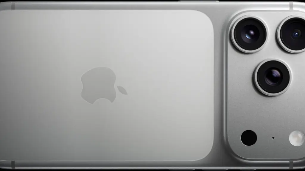 Detalle del sistema de cámaras traseras de un iPhone Pro