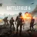 Arte de Battlefield 6 con cuatro soldados frente a una ciudad en combate