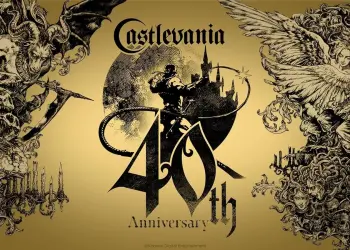 Ilustración conmemorativa del 40.º aniversario de Castlevania