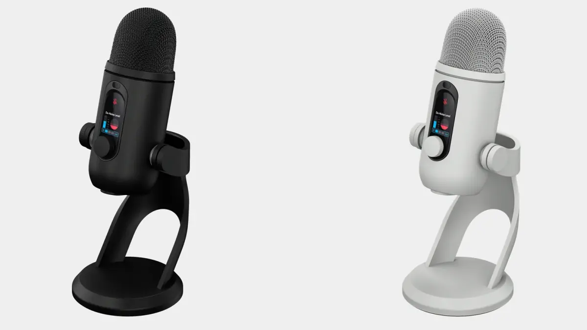 Micrófonos Logitech G Yeti 2 en negro y blanco