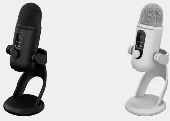 Micrófonos Logitech G Yeti 2 en negro y blanco