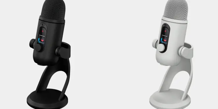 Micrófonos Logitech G Yeti 2 en negro y blanco