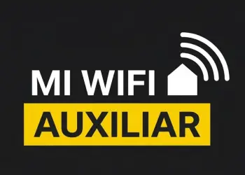 Gráfico de Mi WiFi Auxiliar con un icono de conexión inalámbrica