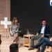 Presentación de la estrategia de contenidos de Movistar Plus+ con tres participantes en el escenario