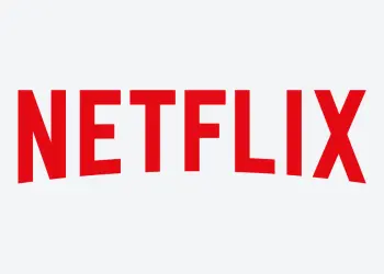 Logotipo rojo de Netflix sobre fondo claro