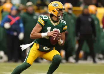 Jugador de la NFL durante un partido