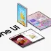 Móviles plegables junto al nombre One UI