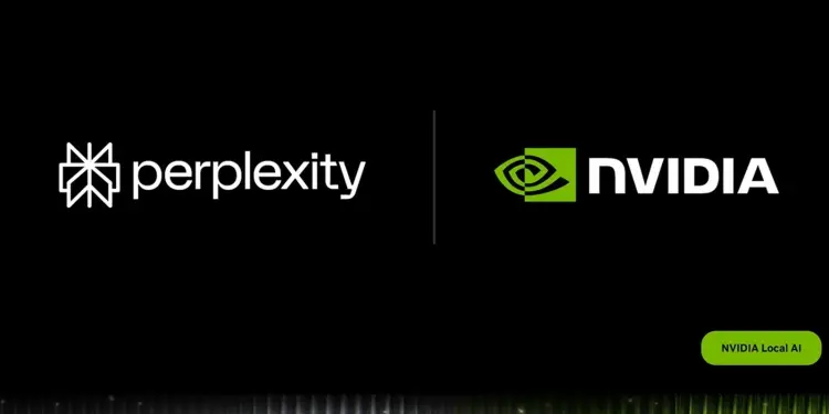 Logotipos de Perplexity y NVIDIA junto a la etiqueta NVIDIA Local AI