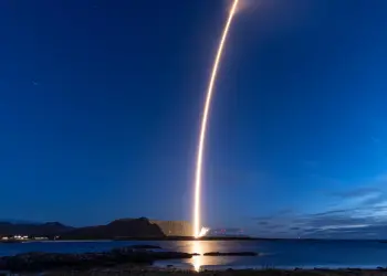 El cohete Spectrum despega de Andøya Spaceport, en Noruega