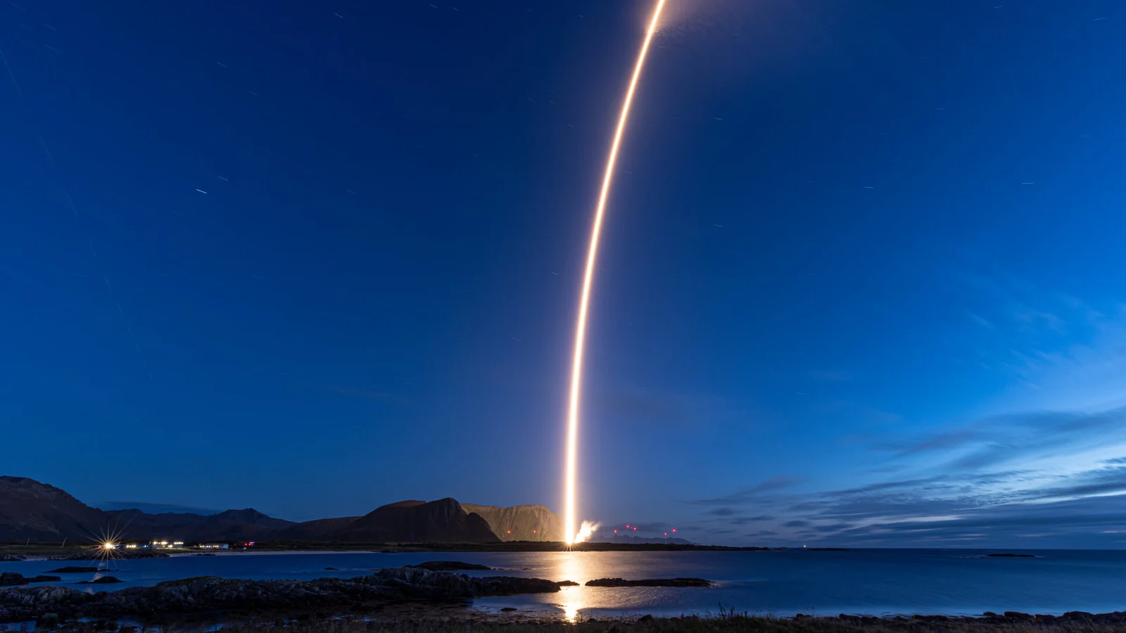 El cohete Spectrum despega de Andøya Spaceport, en Noruega