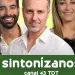 Cinco integrantes de Tuya La Janda junto al mensaje «Sintonízanos, Canal 43 TDT»