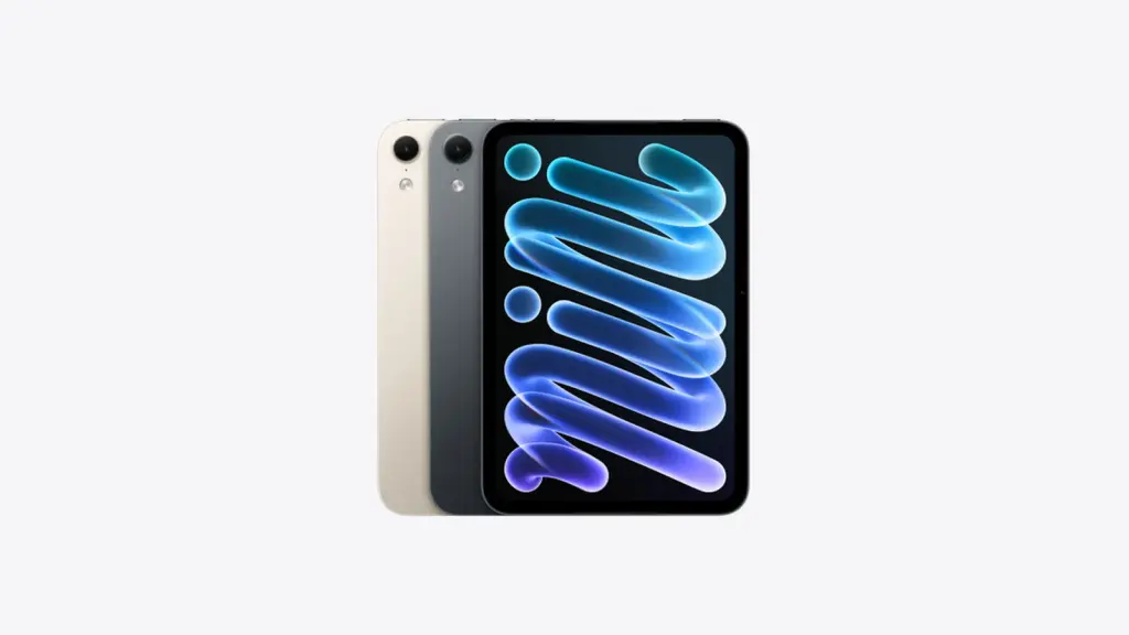 Tres vistas del iPad mini