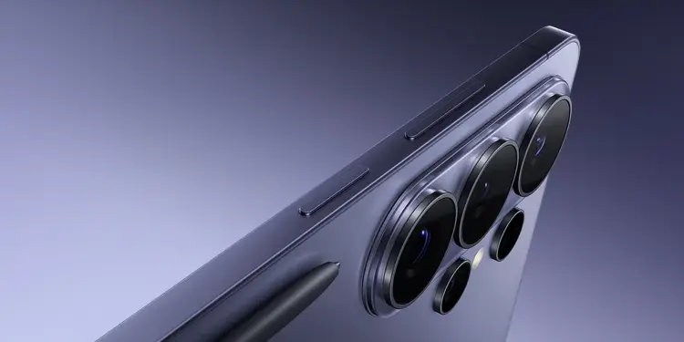 Cámaras traseras de un Galaxy junto a un S Pen