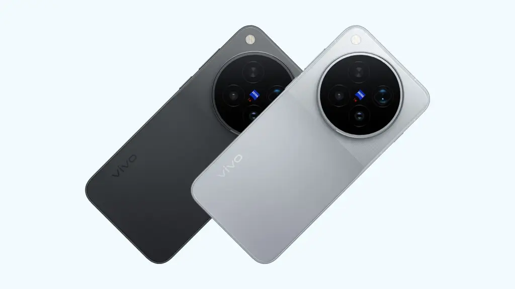 Dos acabados del vivo X500 Pro Max por detrás