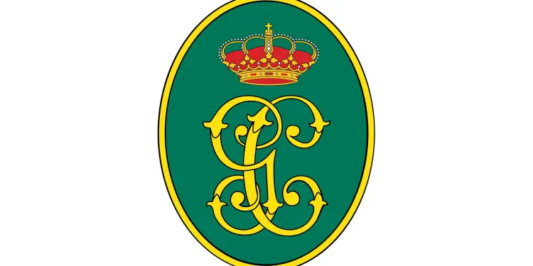 Emblema ovalado de la Guardia Civil
