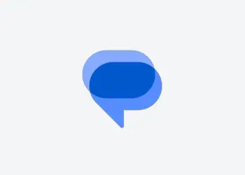 Logotipo azul de Google Mensajes