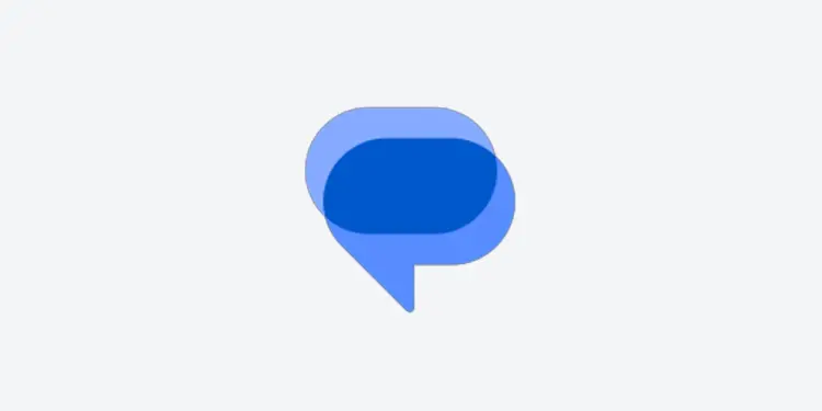Logotipo azul de Google Mensajes