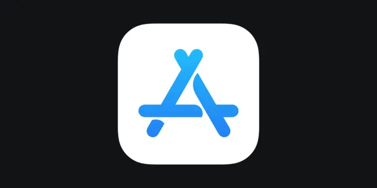 Icono azul de la App Store