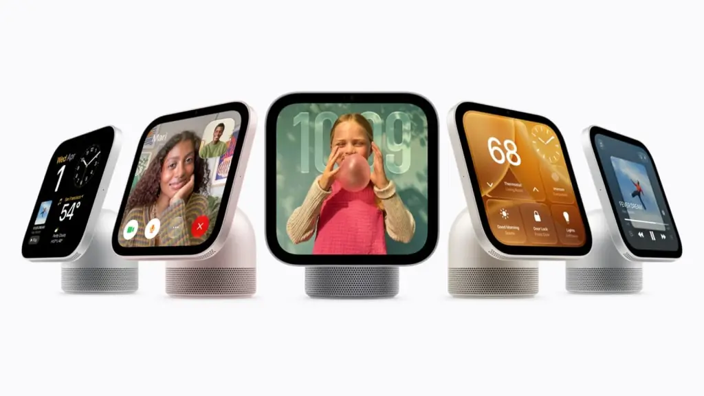 Cinco pantallas HomeView con distintas interfaces