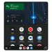 Mapa y aplicaciones en la pantalla de Android Auto