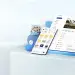OneDrive en ordenador y móvil con menú de archivos