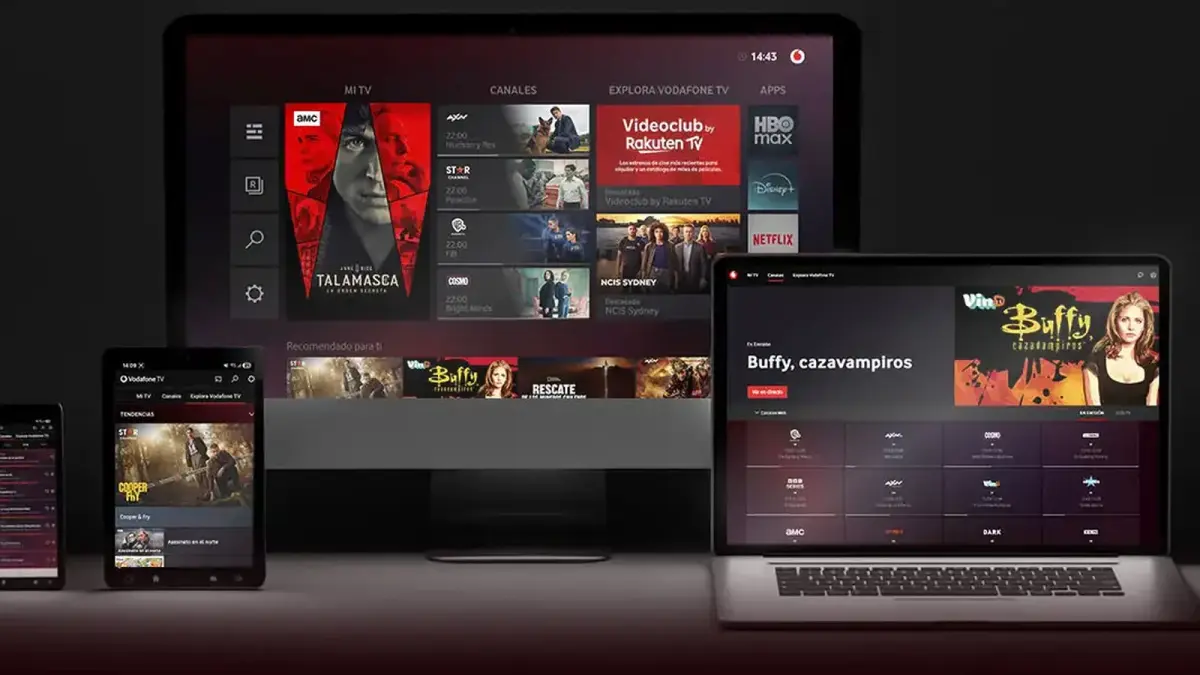 Vodafone TV en varias pantallas