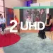 Plató televisivo con el rótulo 2 UHD