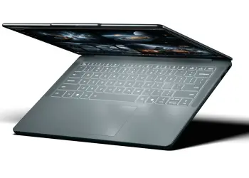 Portátil Lenovo IdeaPad Vibe azul abierto