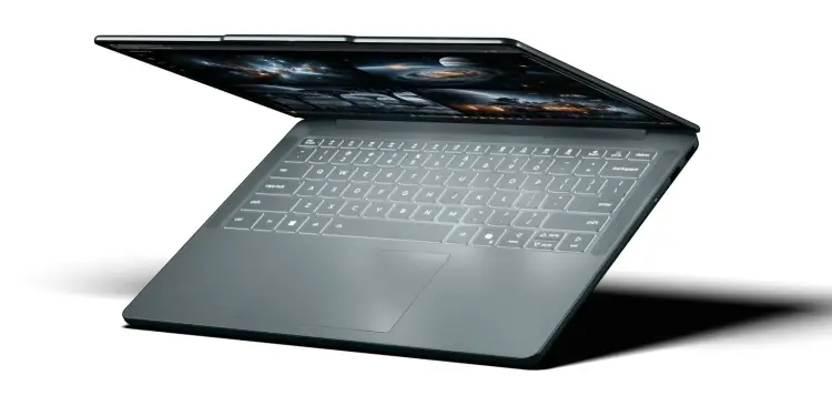 Portátil Lenovo IdeaPad Vibe azul abierto