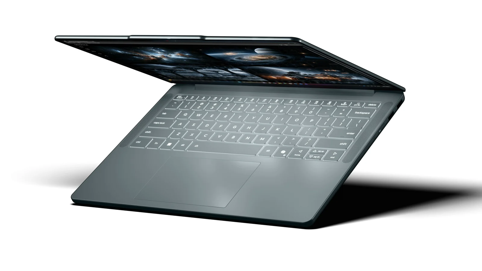 Portátil Lenovo IdeaPad Vibe azul abierto