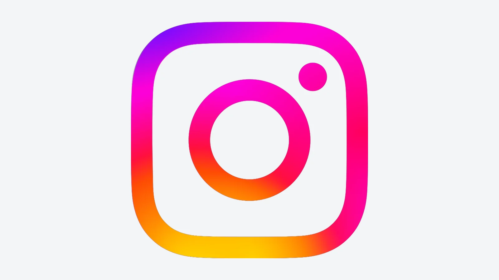 Logotipo multicolor de Instagram