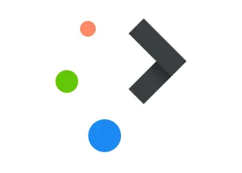 Logotipo de Plasma con círculos de colores