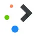 Logotipo de Plasma con círculos de colores