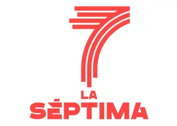 Logotipo rojo de La Séptima