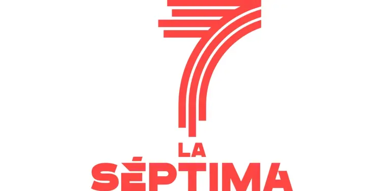 Logotipo rojo de La Séptima