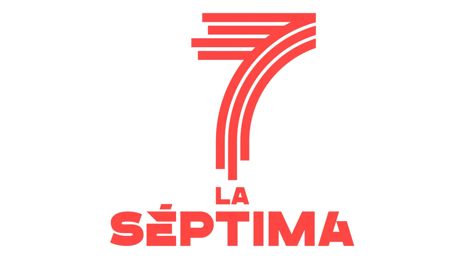 Logotipo rojo de La Séptima