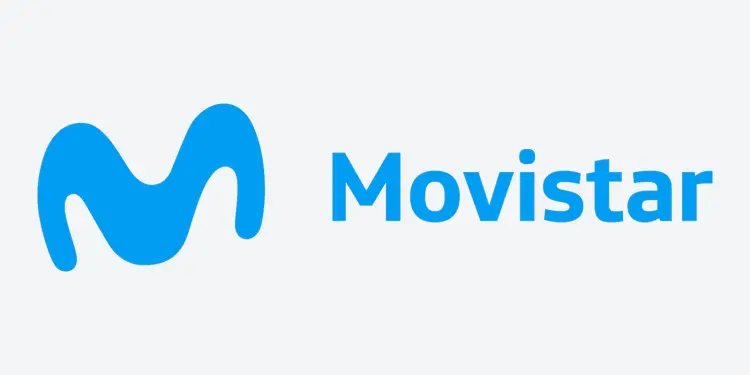 Logotipo azul de Movistar