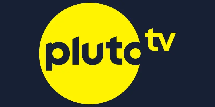 Logotipo amarillo y azul de Pluto TV