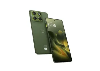 Motorola Edge 70 Pro verde por ambos lados