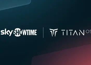 Logotipos de SkyShowtime y Titan OS